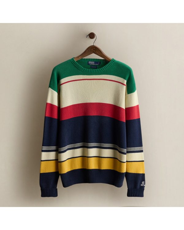 Polo Ralph Lauren 1991 CP-92 Striped Sweater - Size M