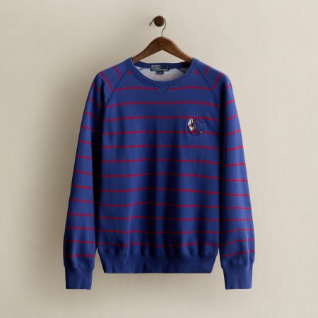 Polo Ralph Lauren 1987 Striped Sweatshirt - Size L