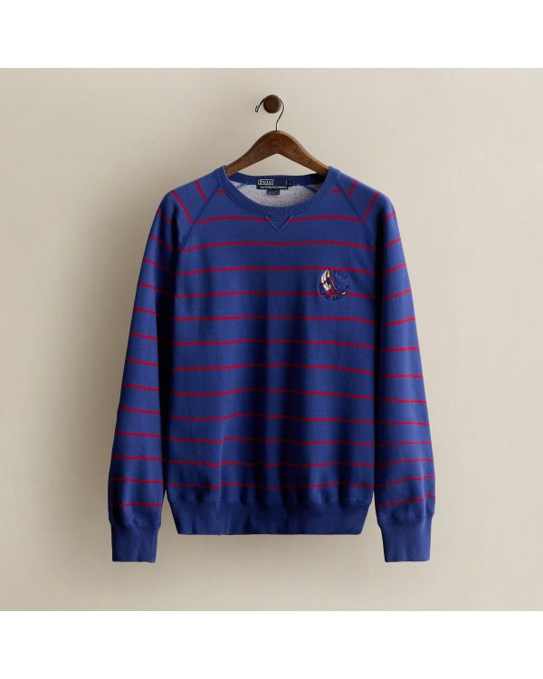 Polo Ralph Lauren 1987 Striped Sweatshirt - Size L