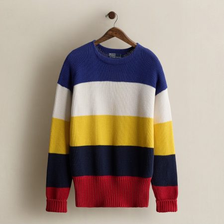 Polo Ralph Lauren 1988 Striped Sweater - Size L