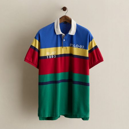 Polo Ralph Lauren 1993 Striped Polo Shirt - Size XL