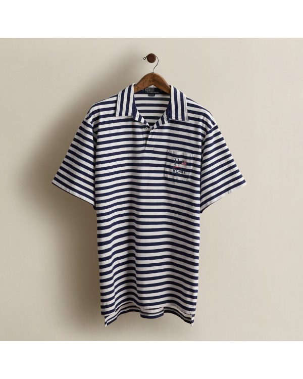 Polo Ralph Lauren 1993 Striped Polo Shirt - Size XL