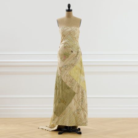 Ralph Lauren 2003 Patchwork Silk Dress - Size 6