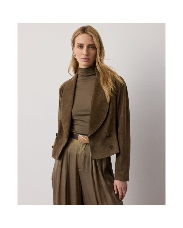 Ralph Lauren Trudie Calf Suede Jacket