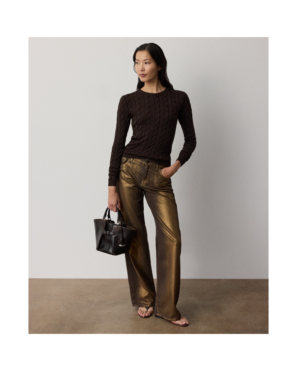 Ralph Lauren Mercer Relaxed Wide-Leg Jean