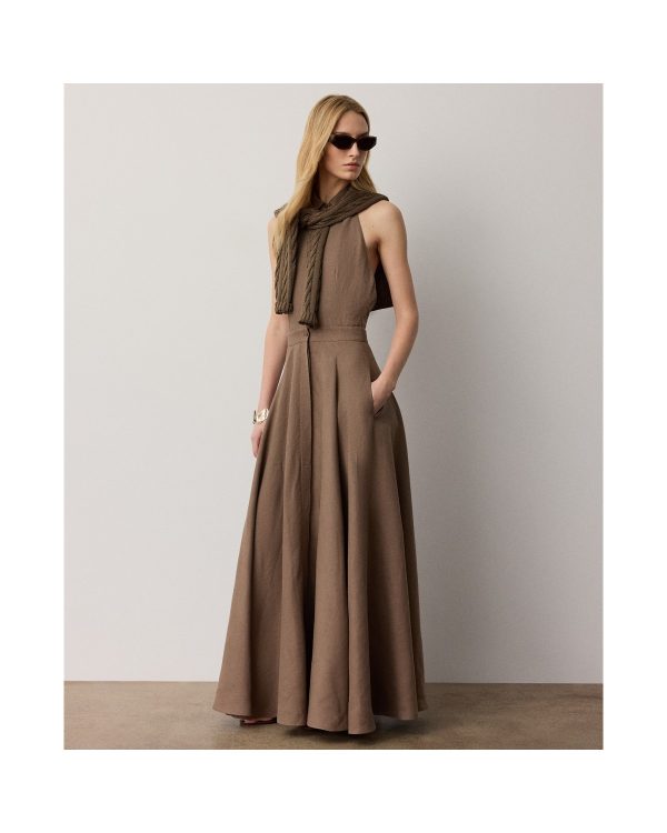 Ralph Lauren Eldred Linen Day Dress