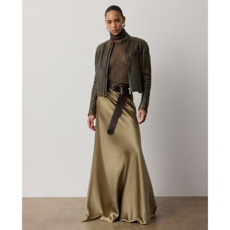 Ralph Lauren Masina Satin Skirt