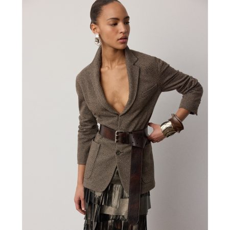 Ralph Lauren Hailey Broken Twill Jersey Jacket