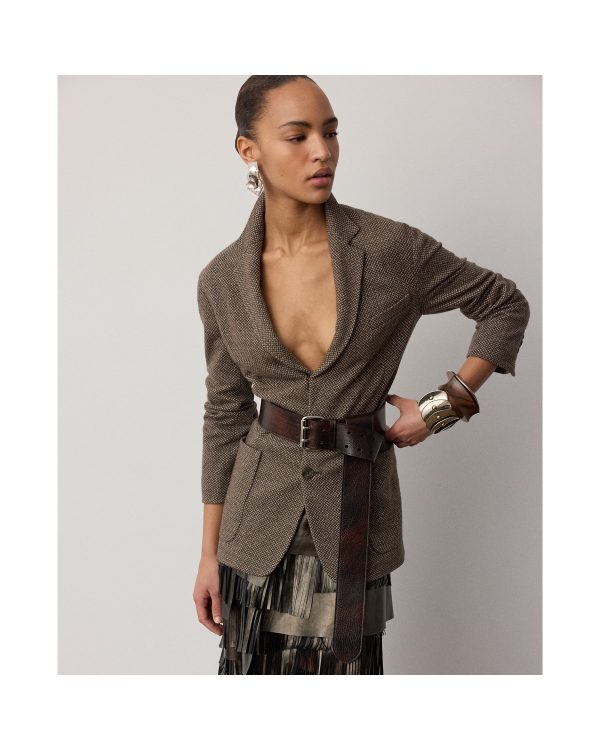 Ralph Lauren Hailey Broken Twill Jersey Jacket