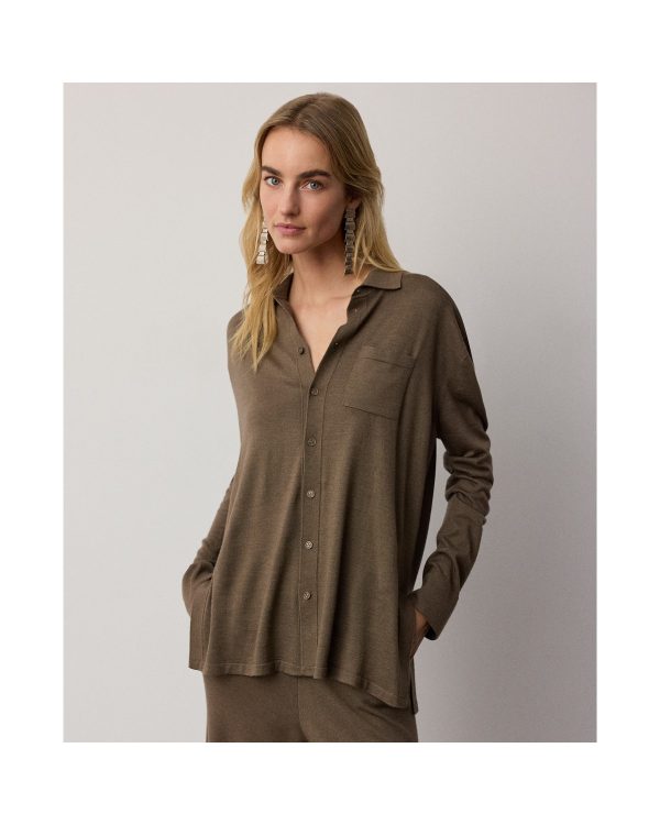 Ralph Lauren Wool Blend Sweater Shirt
