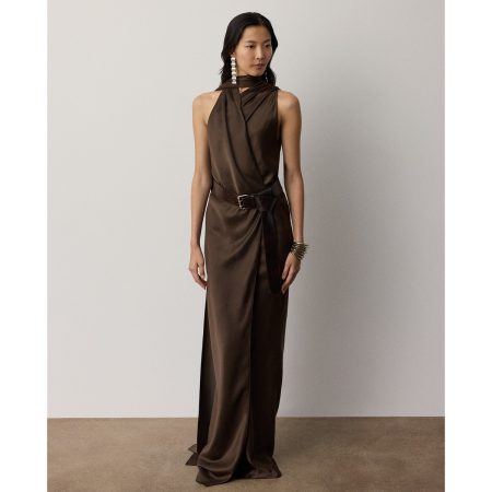 Ralph Lauren Rynn Washed Duchesse Evening Dress