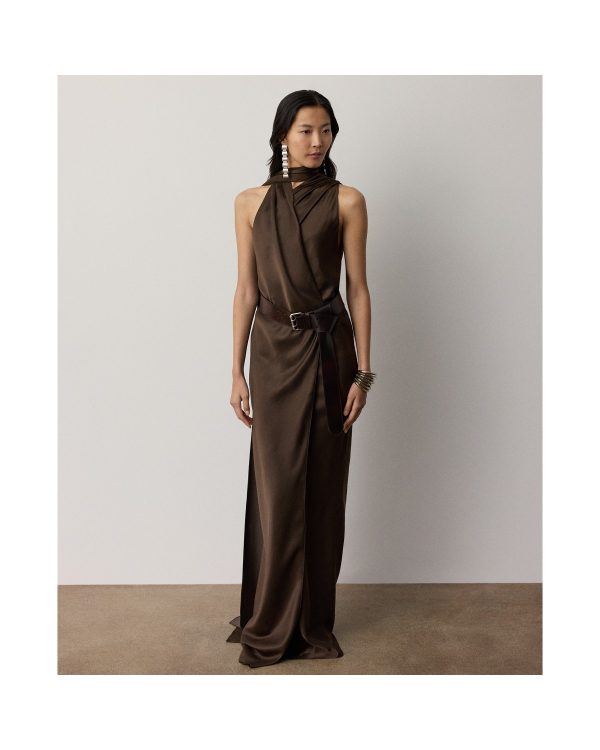 Ralph Lauren Rynn Washed Duchesse Evening Dress