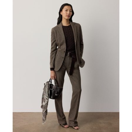 Ralph Lauren Lorna Broken Twill Jersey Pant