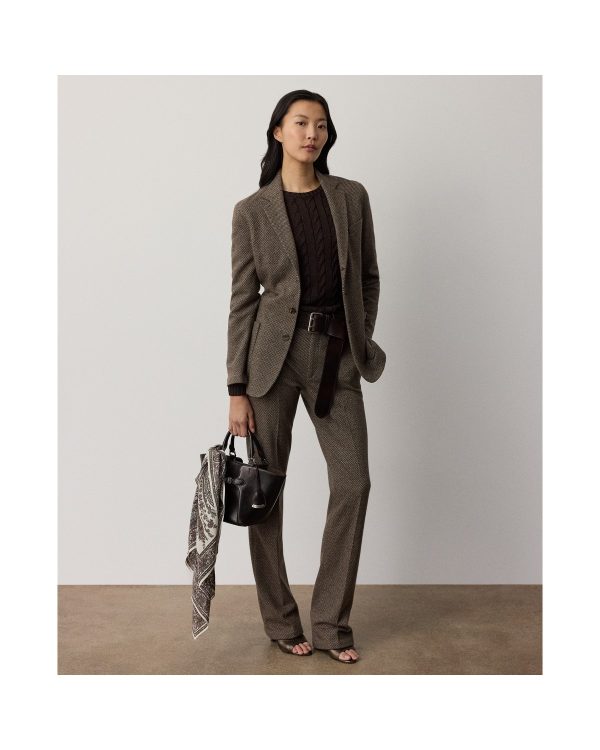 Ralph Lauren Lorna Broken Twill Jersey Pant