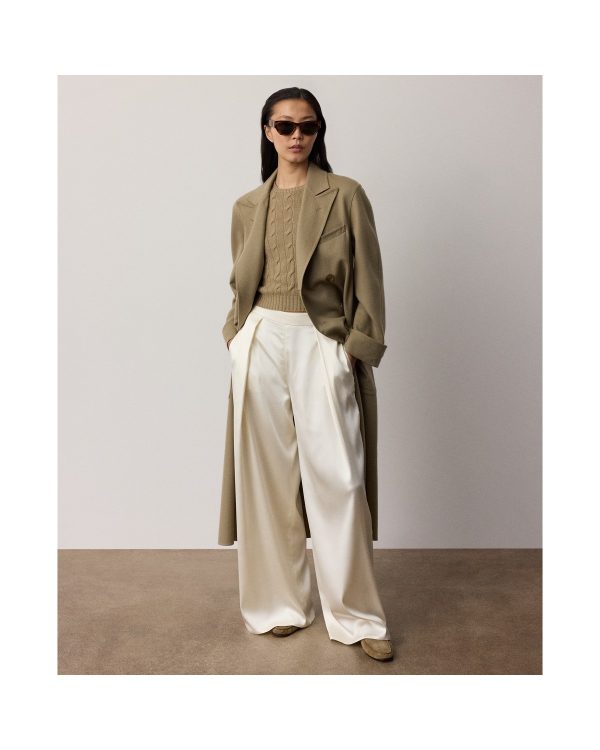 Ralph Lauren Masina Satin Wide Leg Pant