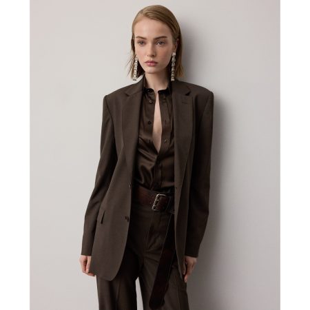 Ralph Lauren Marcy Wool Blend Jacket