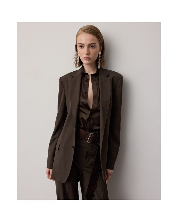 Ralph Lauren Marcy Wool Blend Jacket