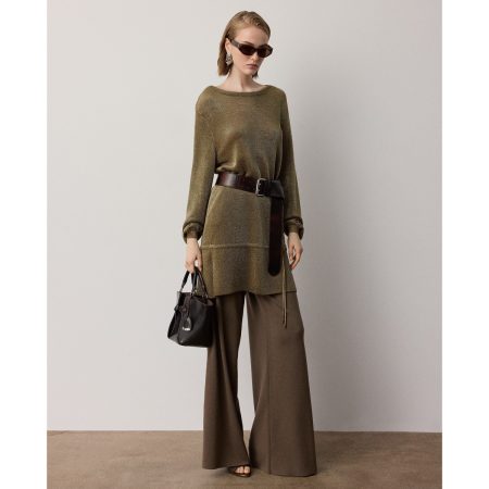 Ralph Lauren Metallic Tunic Sweater