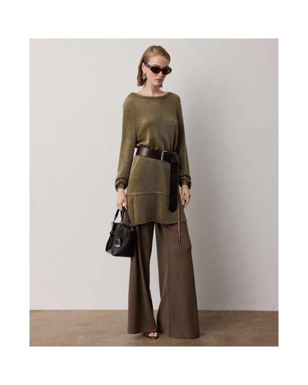 Ralph Lauren Metallic Tunic Sweater