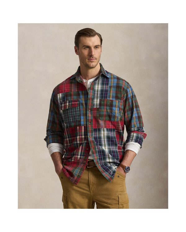 Polo Ralph Lauren Patchwork Plaid Oxford Workshirt