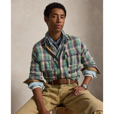 Polo Ralph Lauren Classic Fit Plaid Brushed Flannel Shirt