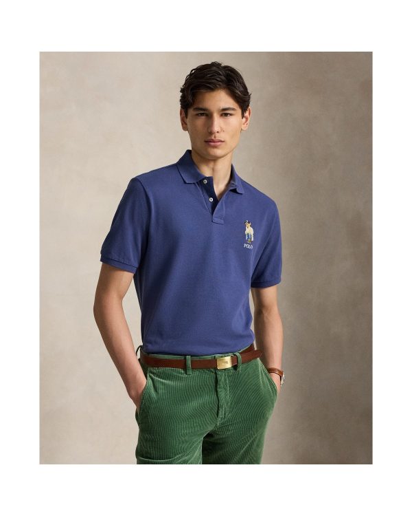 Polo Ralph Lauren Classic Fit Polo Bear Mesh Polo Shirt