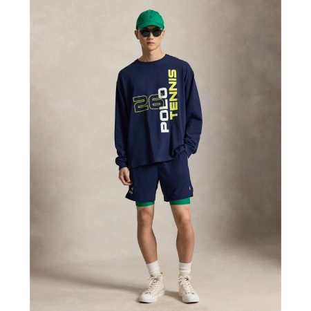 Ralph Lauren US Open Graphic Jersey Long-Sleeve Tee