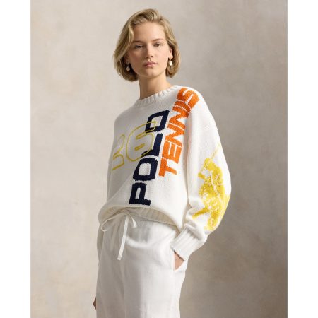 Ralph Lauren US Open Graphic Logo Cotton Sweater