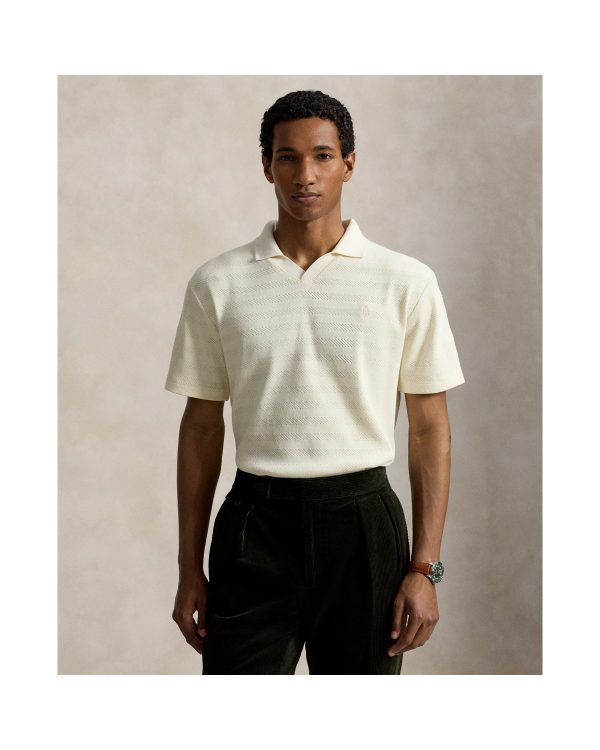 Polo Ralph Lauren Pointelle Ribbed Polo Shirt