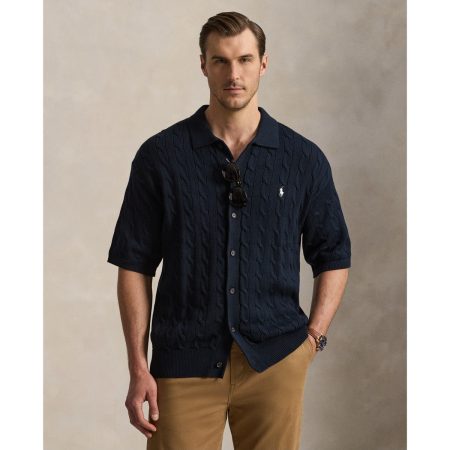Polo Ralph Lauren Relaxed Fit Cable-Knit Cotton Sweater