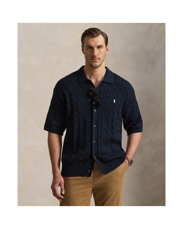 Polo Ralph Lauren Relaxed Fit Cable-Knit Cotton Sweater