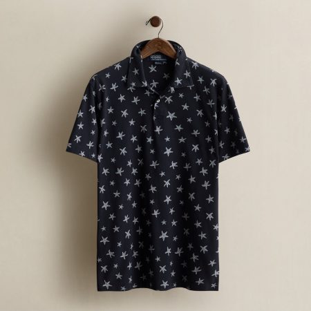 Polo Ralph Lauren 2002 Starfish-Print Polo Shirt - Size L