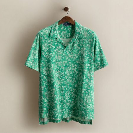 Polo Ralph Lauren 2003 Floral-Print Polo Shirt - Size XL