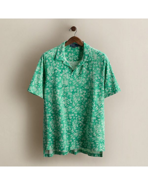 Polo Ralph Lauren 2003 Floral-Print Polo Shirt - Size XL