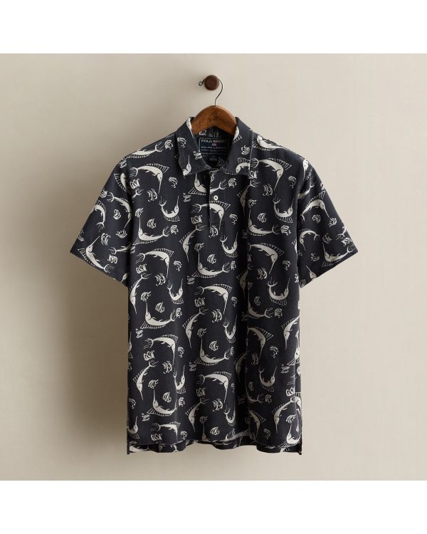 Polo Ralph Lauren 2000 Marlin-Print Polo Shirt - Size XL