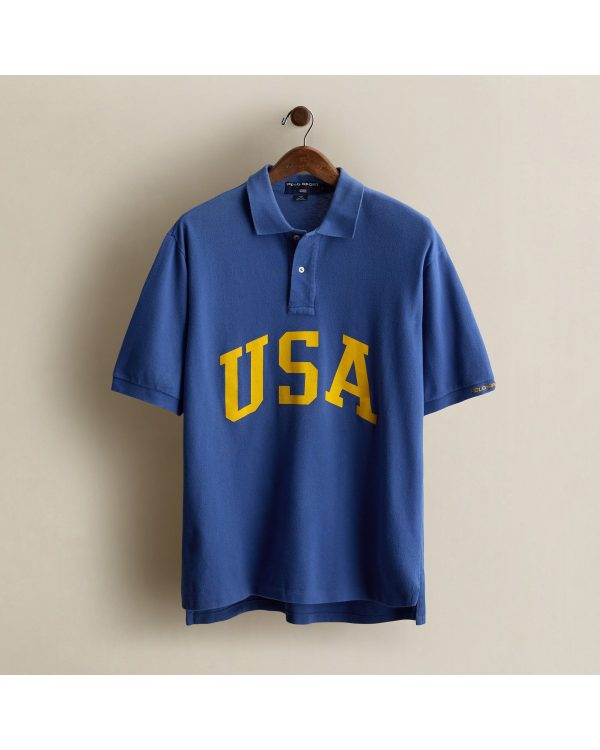 Polo Ralph Lauren 1996 Polo Sport USA Polo Shirt - Size L