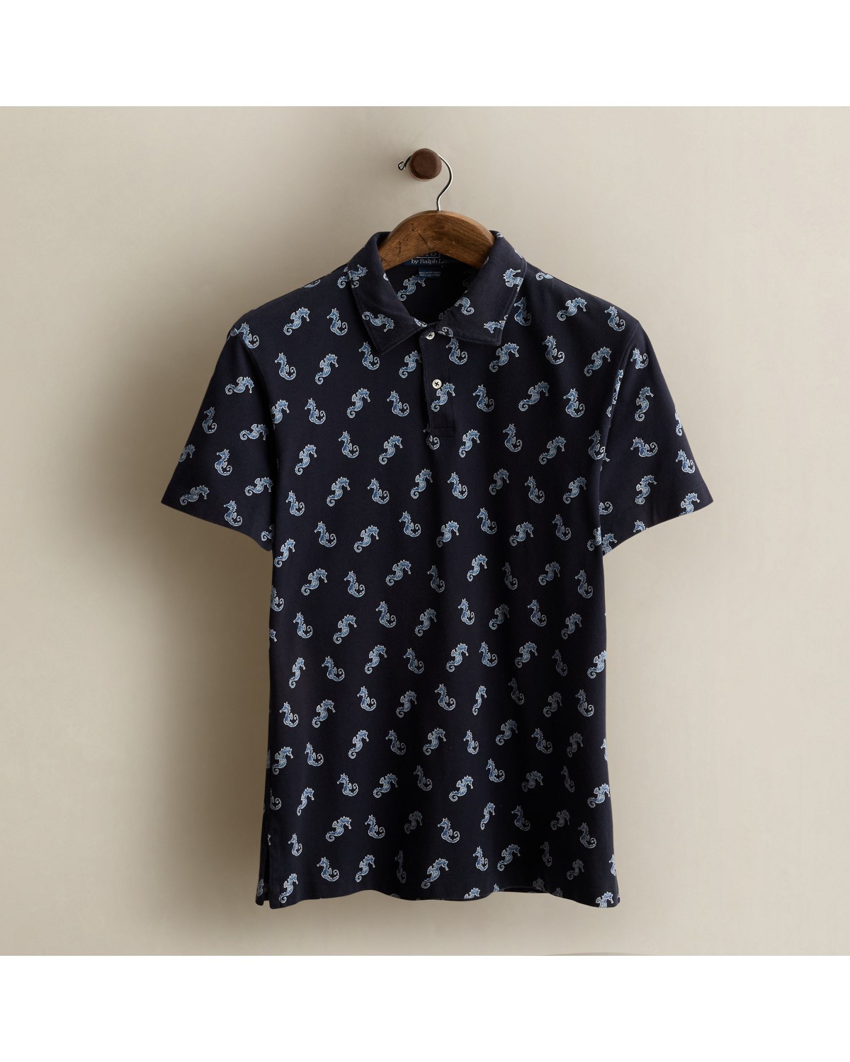 Polo Ralph Lauren 2002 Seahorse-Print Polo Shirt - Size M