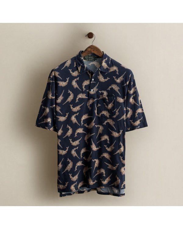 Polo Ralph Lauren 1991 Marlin-Print Polo Shirt - Size L
