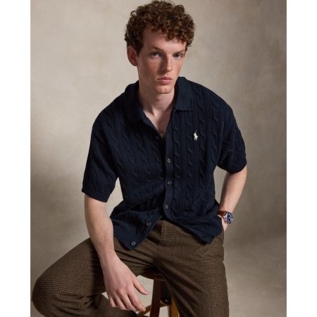 Polo Ralph Lauren Relaxed Fit Cable-Knit Cotton Sweater