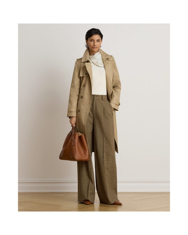 Ralph Lauren Double-Breasted Cotton-Blend Trench Coat
