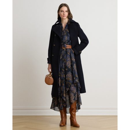 Ralph Lauren Wool-Blend Double-Breasted Coat