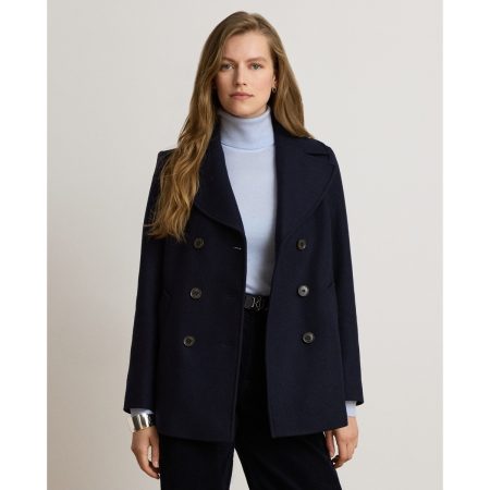 Ralph Lauren Wool-Blend Peacoat