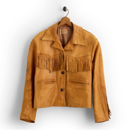 Polo Ralph Lauren 1940s Fringe Deerskin Jacket - Size 42