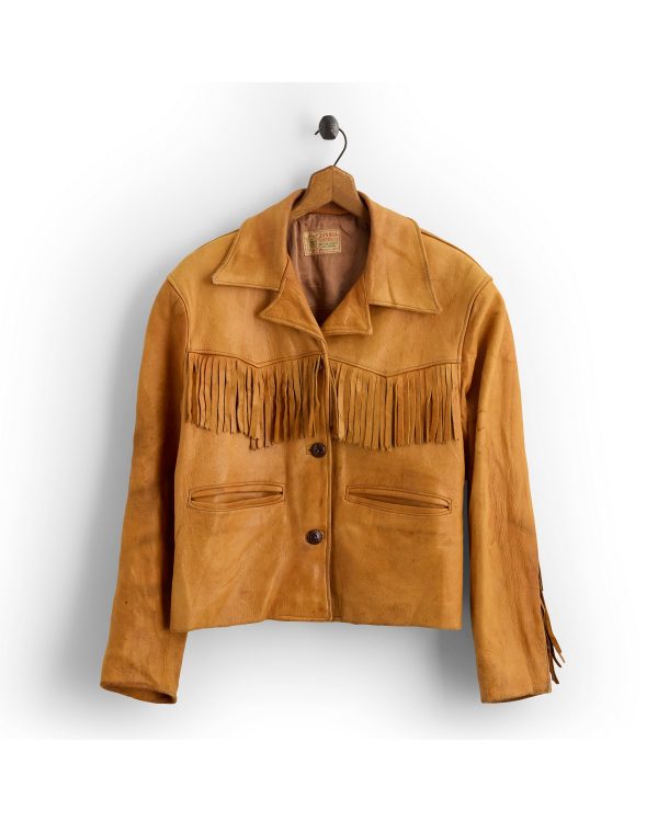 Polo Ralph Lauren 1940s Fringe Deerskin Jacket - Size 42