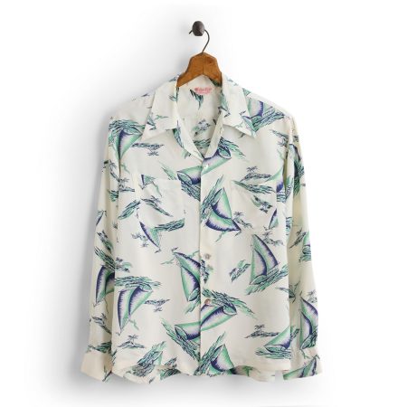 Polo Ralph Lauren 1940s Sailboat-Print Shirt - Size M