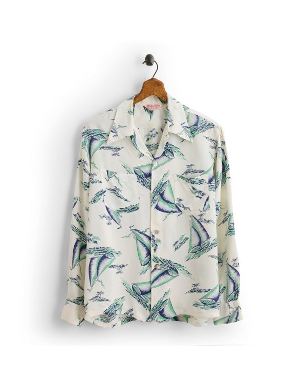Polo Ralph Lauren 1940s Sailboat-Print Shirt - Size M