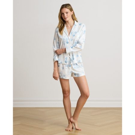 Ralph Lauren Floral Sateen Boxer Sleep Set