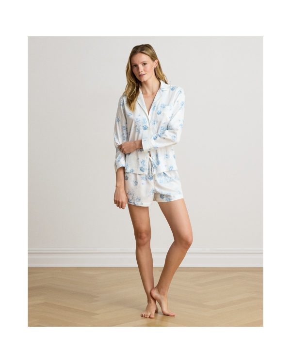Ralph Lauren Floral Sateen Boxer Sleep Set