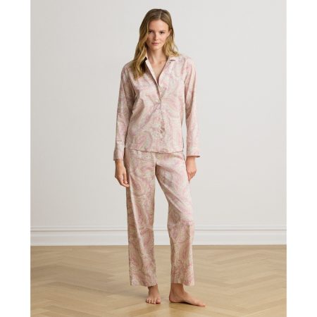 Ralph Lauren Paisley Cotton Blend Lawn Sleep Set