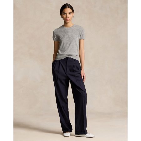 Ralph Lauren Bacall Stretch-Wool Faille Pant